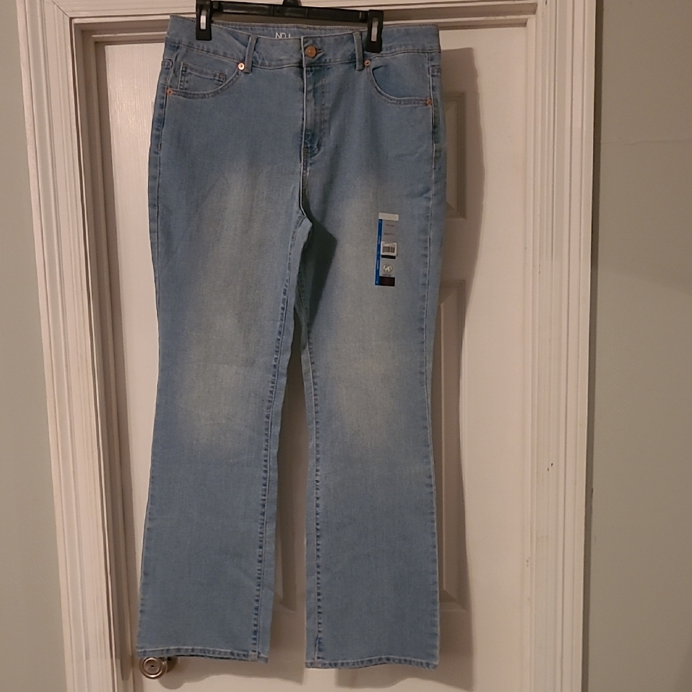 No Boundaries NOBO Light Blue Jeans Bootcut Size 17 NWT